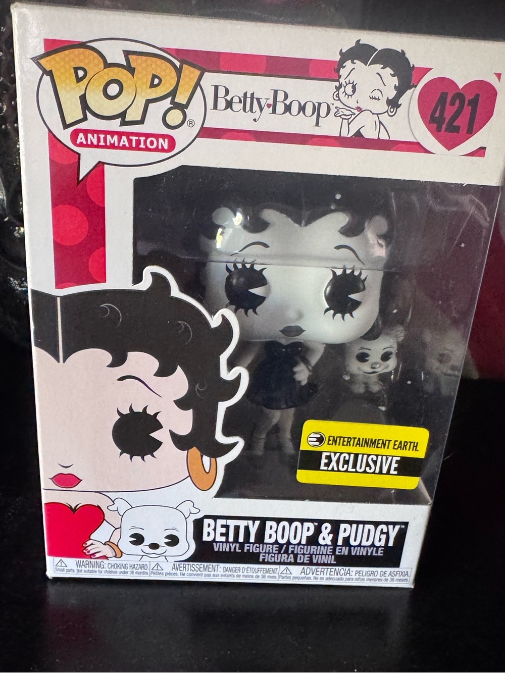 NIB Betty Boop and Pudgy Funko Pop #421